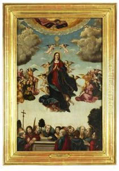 Assuncao De Nossa Senhora Oil Painting by Lucas van Valckenborch