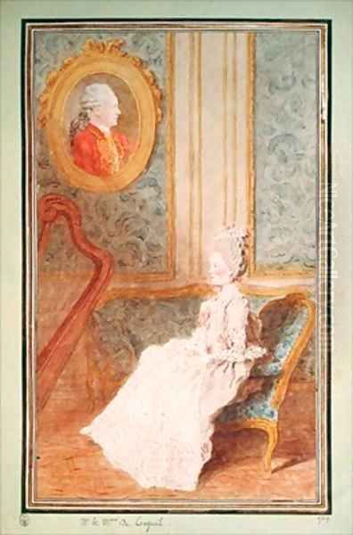 Monsieur and Madame de Longueil Oil Painting by Louis Carrogis Carmontelle