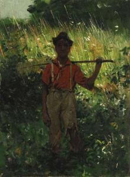 Going Fishing Oil Painting by Gilbert Gaul