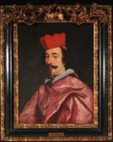 Ritratto Del Cardinale Alfonsolitta Oil Painting by Giovanni Battista (Baciccio) Gaulli