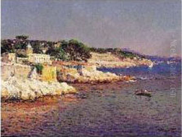 Bord De Mer Oil Painting by Adolphe Gaussen