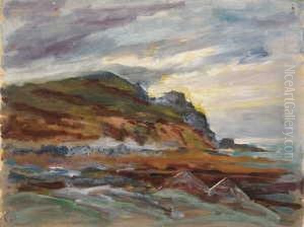 Cote Bretonne Oil Painting by Leo Gausson