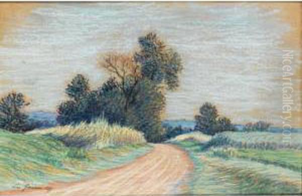 Sentier De Campagne Oil Painting by Leo Gausson