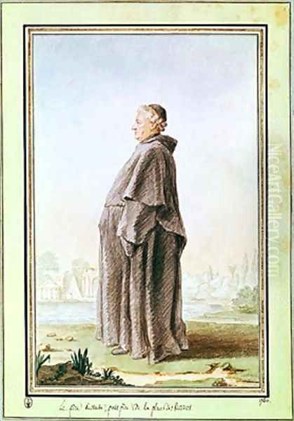 Father Eustache Oil Painting by Louis Carrogis Carmontelle