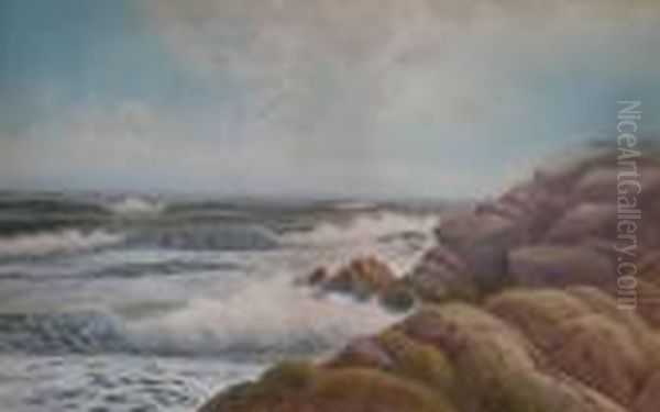 Coastal Scene Oil Painting by George Howell Gay