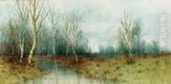 Forest Clearing Oil Painting by George Howell Gay