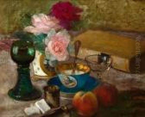 Still Life Oil Painting by Walter Gay