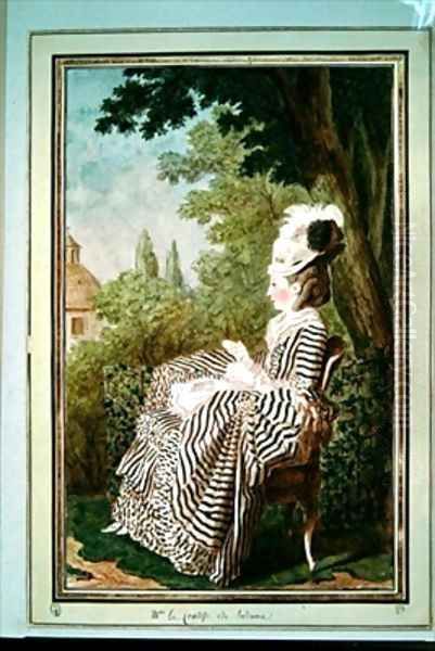 La comtesse de Belsunce Oil Painting by Louis Carrogis Carmontelle