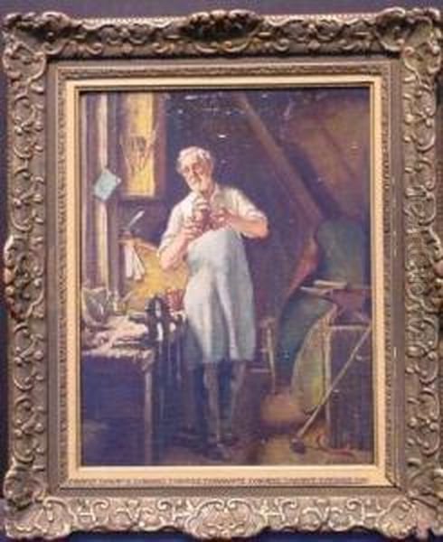 The Coppersmith
Bears Signature Oil Painting by Walter Gay