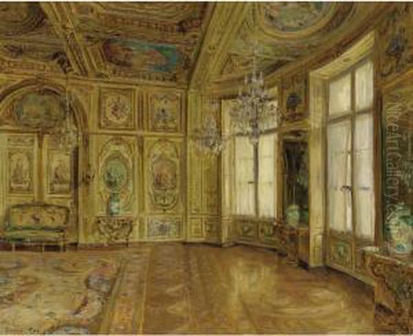 The Council Chamber, Fontainebleau Oil Painting by Walter Gay