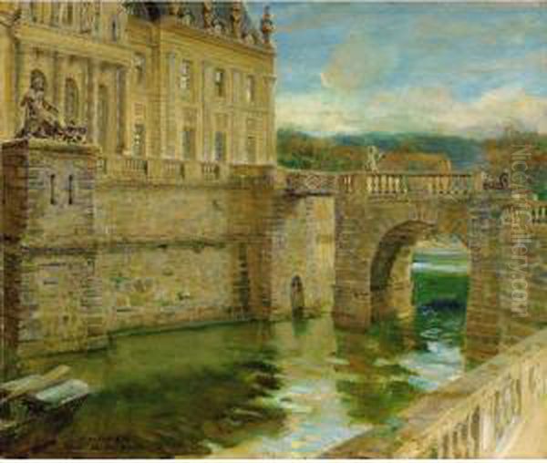 Vaux Le Vicomte Oil Painting by Walter Gay