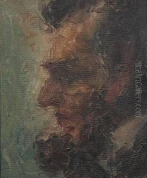 For The People, Of The People, And By The People: A New Composition Of Abraham Lincoln Oil Painting by Leonid Gechtoff