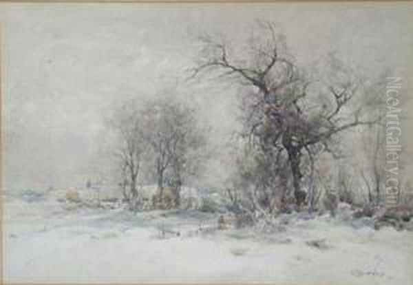 In The Depths Of Winter Oil Painting by Ewan Geddes