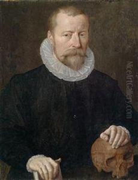 Bildnis Eines Bartigen Mannes Oil Painting by Gortzius Geldorp