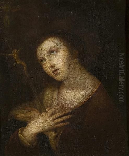 The Penitent Magdalene Oil Painting by Gortzius Geldorp