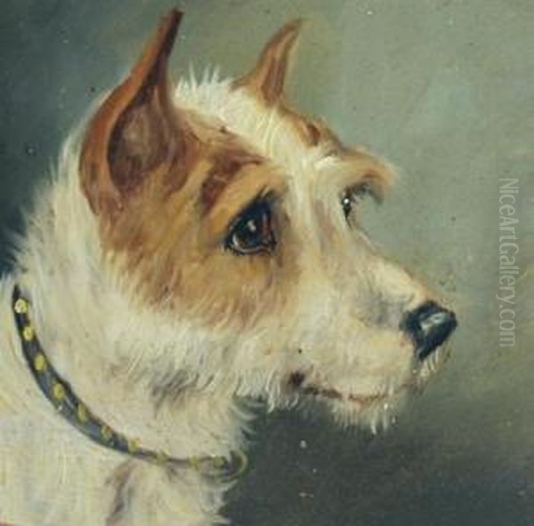 Terriers Oil Painting by George Earl