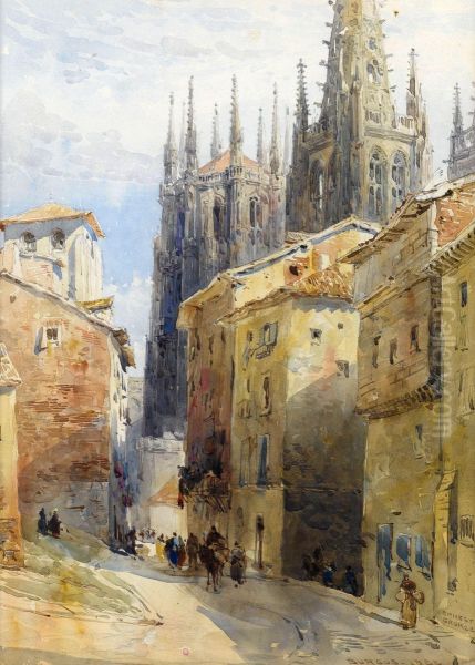 Burgos Oil Painting by Sir Ernest George