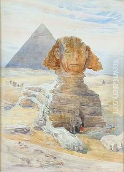 View Of The Sphinx Oil Painting by Sir Ernest George