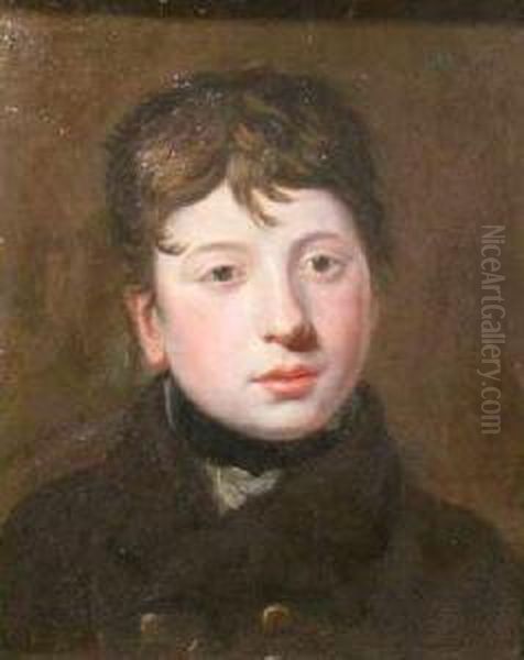 Portrait Of A Young Boy Oil Painting by Baron Francois Gerard