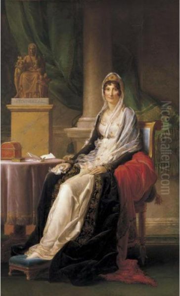 Portrait Of Madame Mere Oil Painting by Baron Francois Gerard