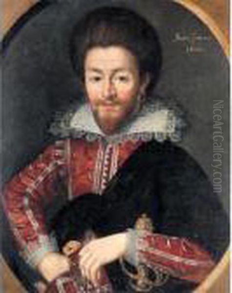 Portrait Of A Gentleman Oil Painting by Marcus Ii Gerards