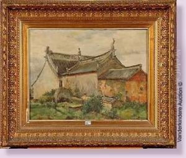 La Ferme Chinoise Oil Painting by I. Gerassimoff