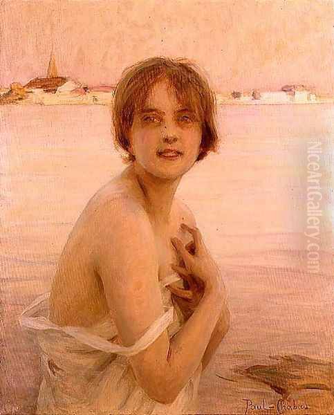 Girl by the Sea Oil Painting by Paul Chabas