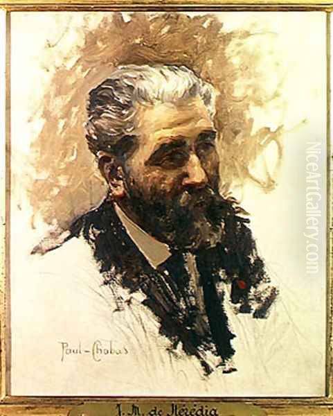 Jose Maria de Heredia (1842-1905) 1895 Oil Painting by Paul Chabas