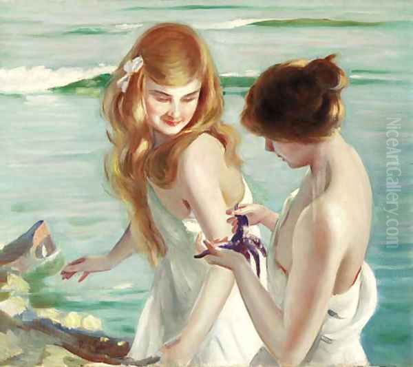 Sea maidens Oil Painting by Paul Chabas