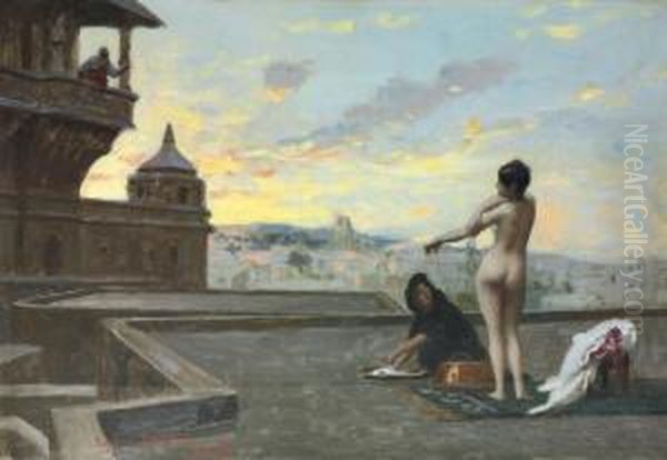 Bethsabee Oil Painting by Jean-Leon Gerome