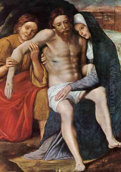 Deposition Of The Tears Oil Painting by Giovanni Francesco Caroto