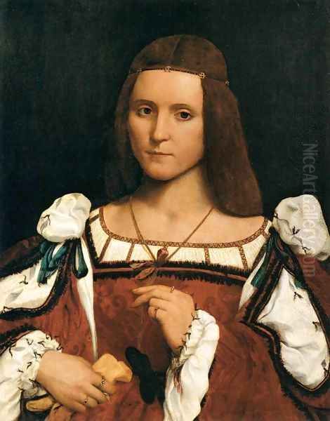 Portrait of a Woman Oil Painting by Giovanni Francesco Caroto