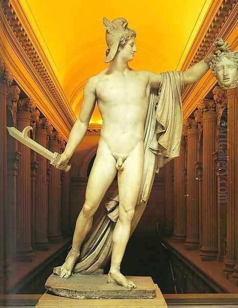 Perseus with the Head of Medusa, 1804-06 Oil Painting by Antonio Canova