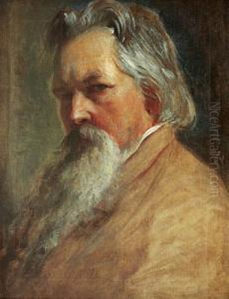 Portret Wlasny Oil Painting by Wojciech Gerson