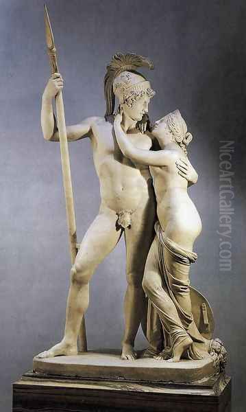 Venus and Mars Oil Painting by Antonio Canova