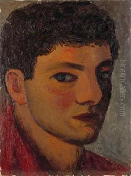 Self-portrait Oil Painting by Mark Gertler