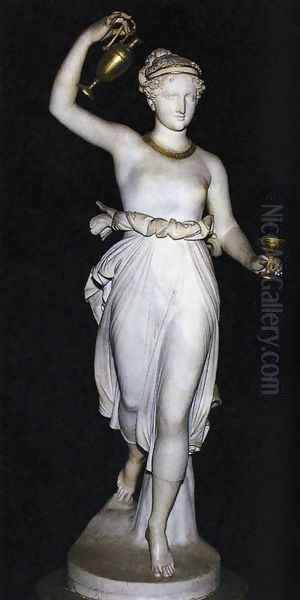 Hebe Oil Painting by Antonio Canova