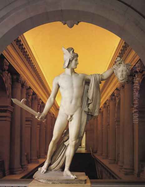 Perseus with the Head of Medusa Oil Painting by Antonio Canova