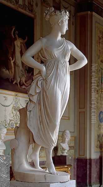 Dancer Oil Painting by Antonio Canova