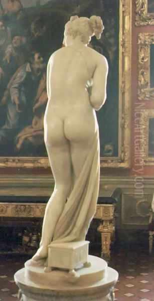 Venus Italica [detail: behind] Oil Painting by Antonio Canova