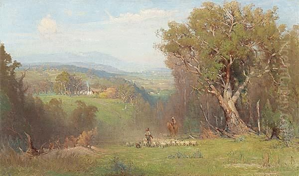 Hearding The Sheep by Robert Edgar Taylor Ghee