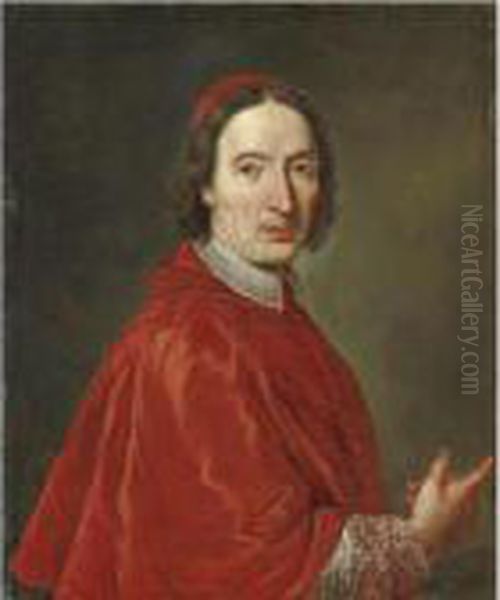 Ritratto Del Cardinale Ludovico Pico Della Mirandola Oil Painting by Pier Leone Ghezzi