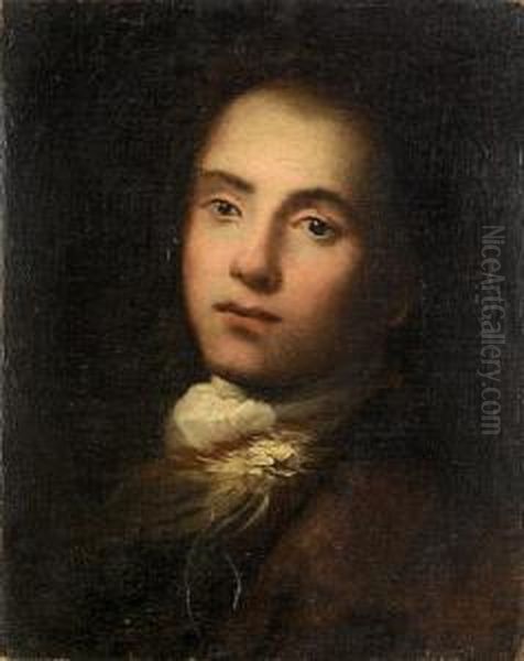 Portrait Of A Young Boy Oil Painting by Vittore Ghislandi