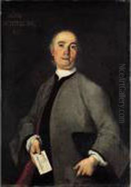 Ritratto Di Giovanni Dannielli Di Guidizzolo Oil Painting by Vittore Ghislandi