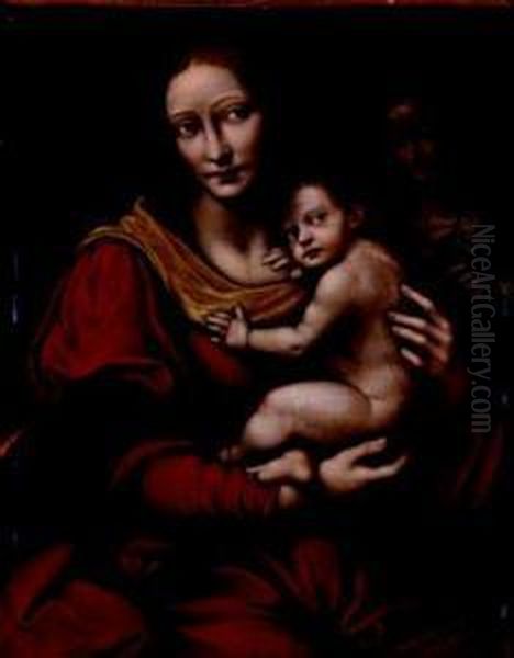 Madonna Con Il Bambino E Una Santa Martire Oil Painting by Giampietrino