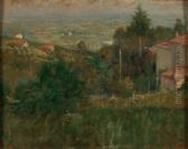 Pino Torinese Oil Painting by Giovanni Giani