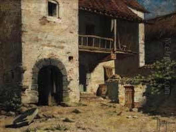 Cascinale Oil Painting by Giovanni Giani