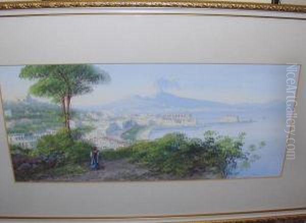 The Bay Of Naples Oil Painting by Gianni