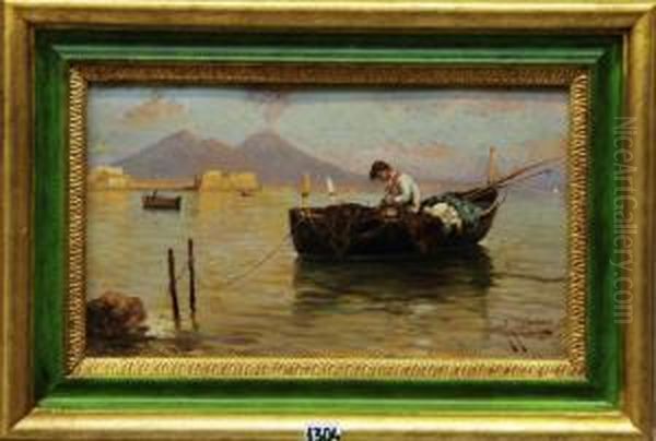 Pescatore Oil Painting by Giuseppe Giardiello