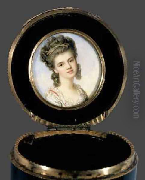 A Lady c. 1790 Oil Painting by Richard Cosway